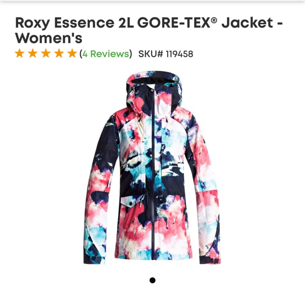 Colorful Roxy ski/snowboarding coat